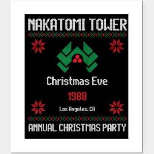 Nakatomi Tower Annual Christmas Party - Christmas Eve 1988 Los Angeles, CA Posters and Art